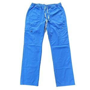 Figs Men’s Cairo Cargo Scrub Pants Blue Size Medium Style TM3001 Cut 1206